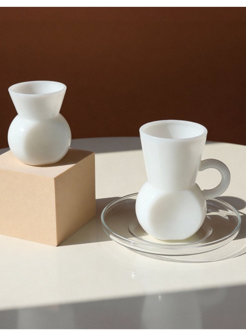 Raz طقم أكواب شاي وقهوة من زجاج سوليس | أكواب شاي عربية أنيقة | علبة هدايا فاخرة - Image 1